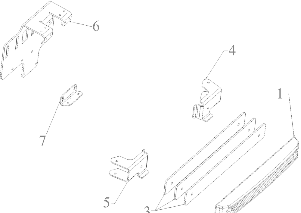 Attachments / 19b70054oem 42and46-Inch Double Bagger (2020) / Hitchandweight Diagram and Parts List for 2022 Yard Machines Lawn Tractor